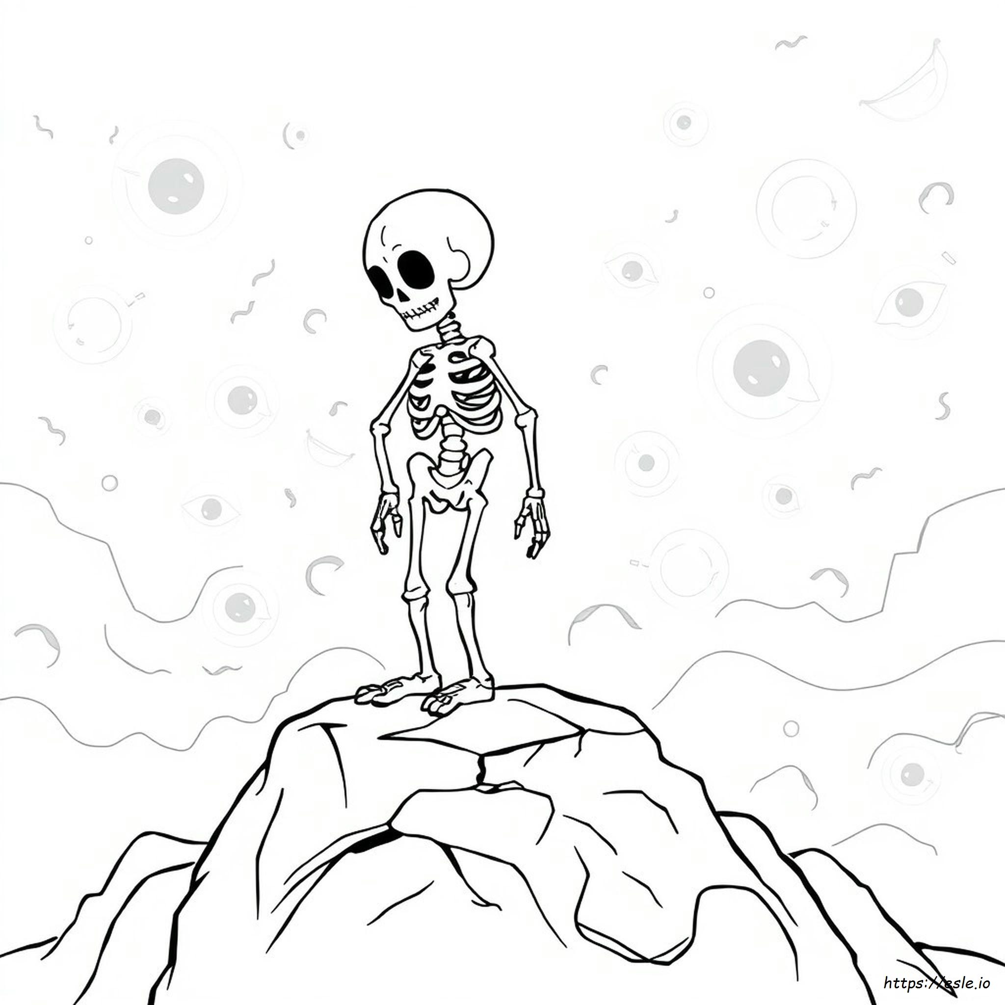 Free Printable Sans Anime Coloring Page - PDF