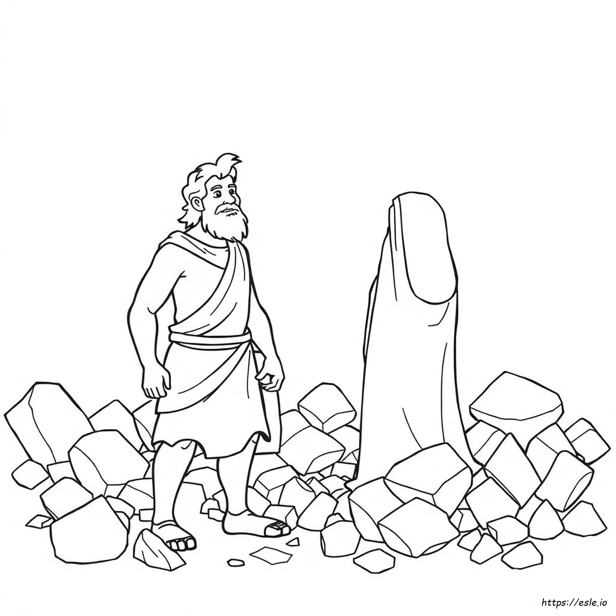 Samson And Delilah Bible Story Coloring Pages