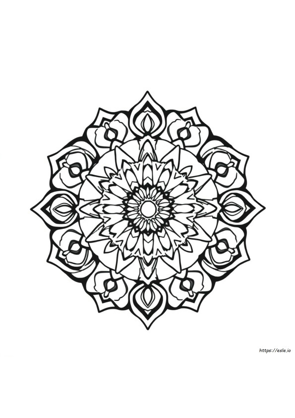 Mandala Da Colorare E Stampare Gratis