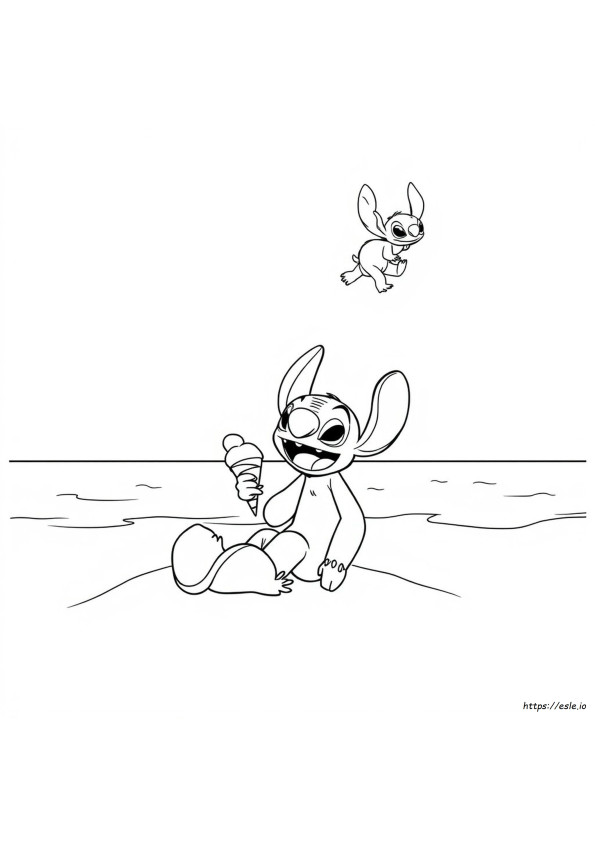 Lilo Și Stitch De Colorat