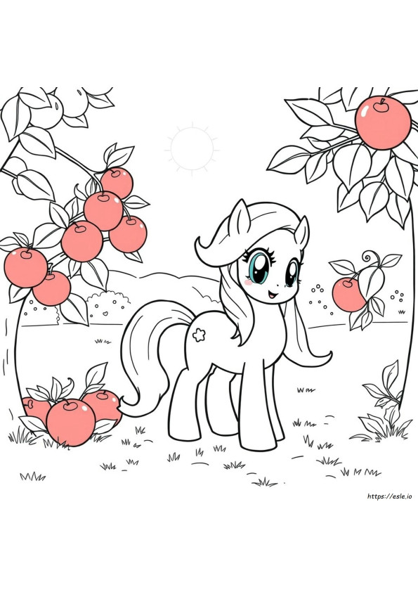 Én Kicsi Pónim Applejack Színezők