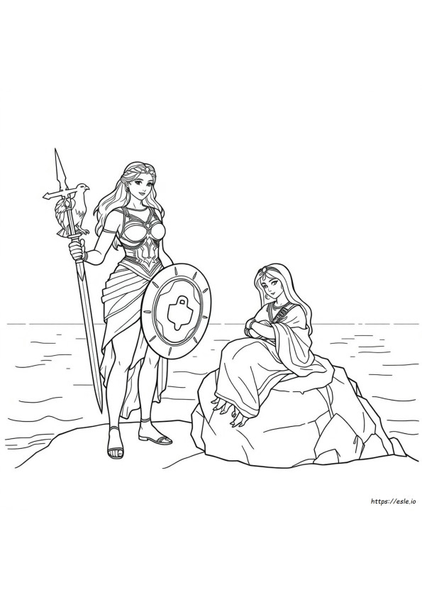 Diana And Roma Coloring Pages