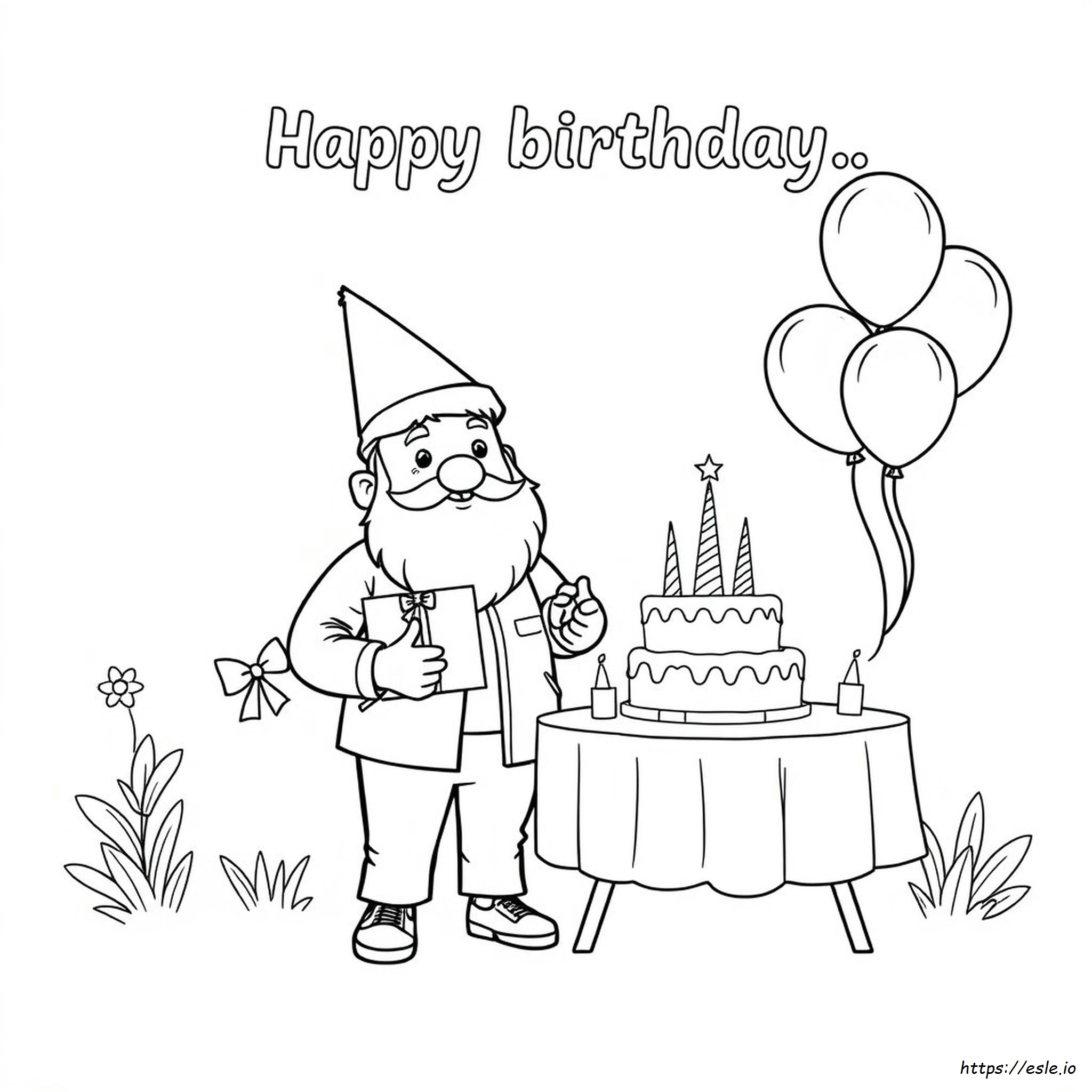 Free Printable Happy Birthday Uncle Coloring Pages