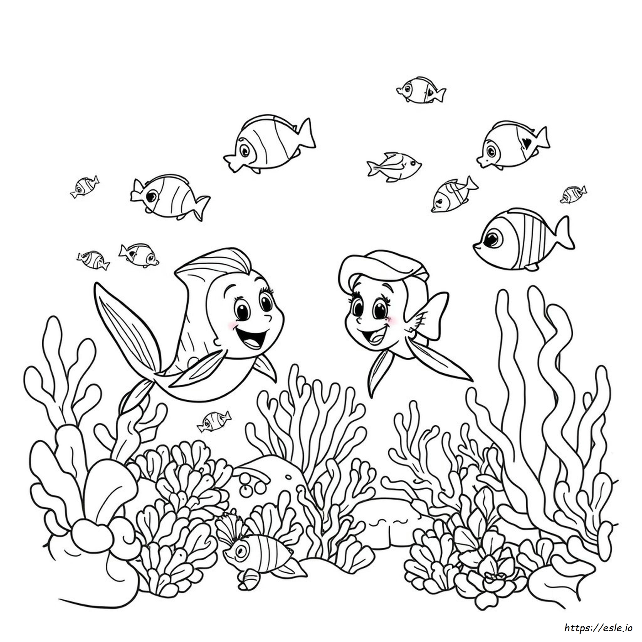 Fin Fun Mermaid Coloring Pages