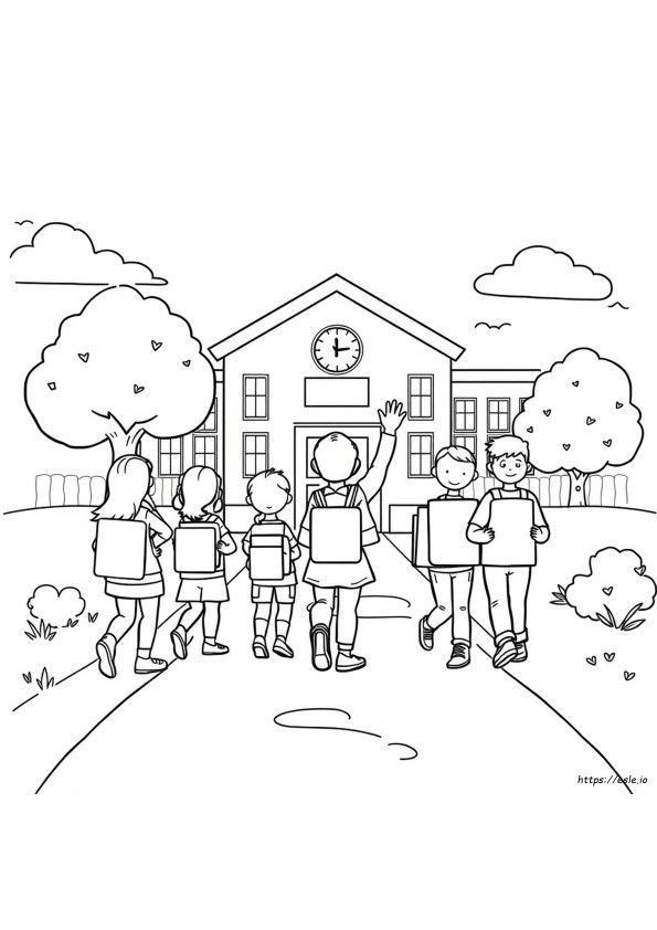 Desenhos Para Colorir Grátis Para Volta Às Aulas