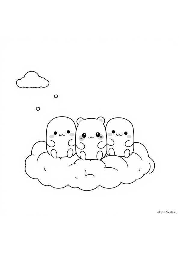 Kawaii Squishmallow Coloring Pages