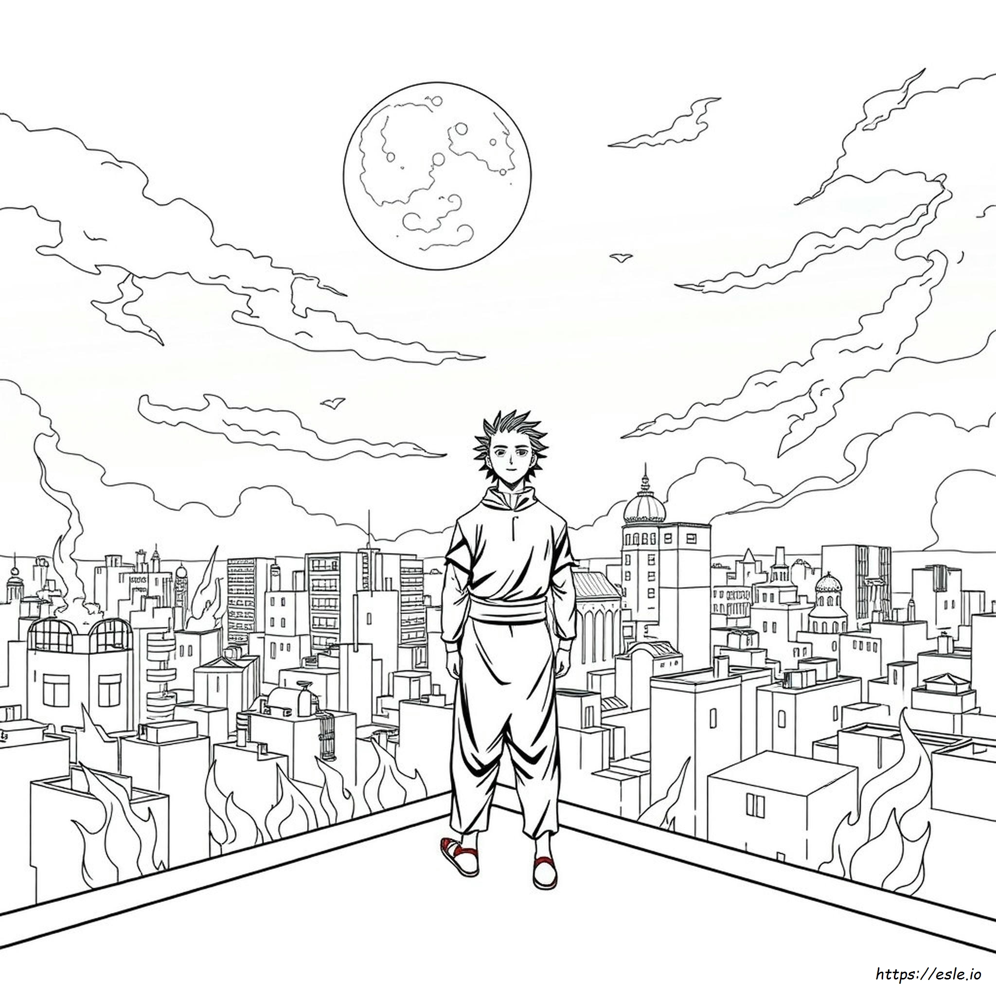 Menggambar Gambar Mewarnai Jujutsu Kaisen