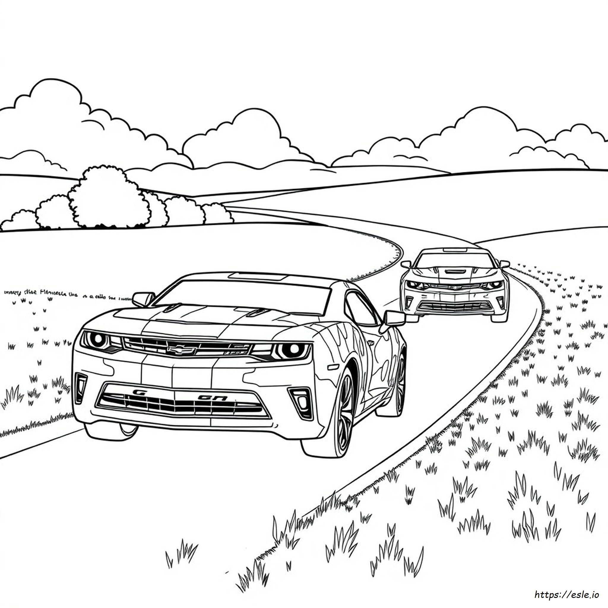 Camaro Ausmalbilder