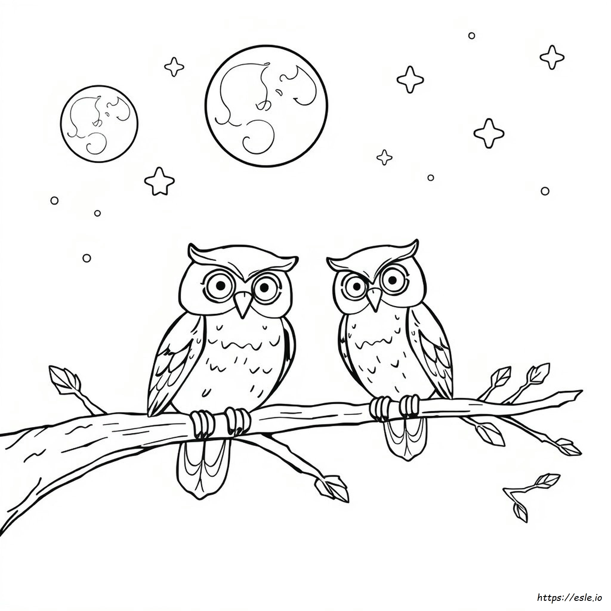 Free Owl Coloring Pages For Adults