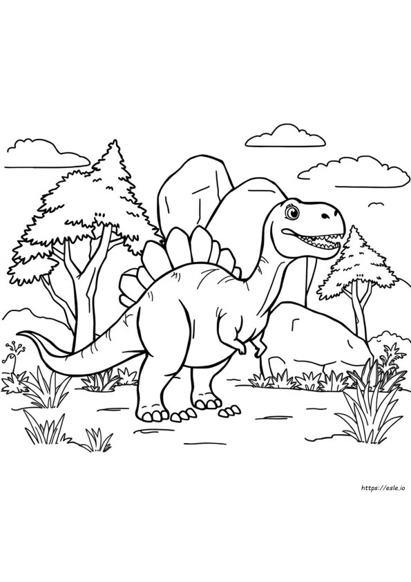 Dinosaurusten Värityskuvat Päiväkodille