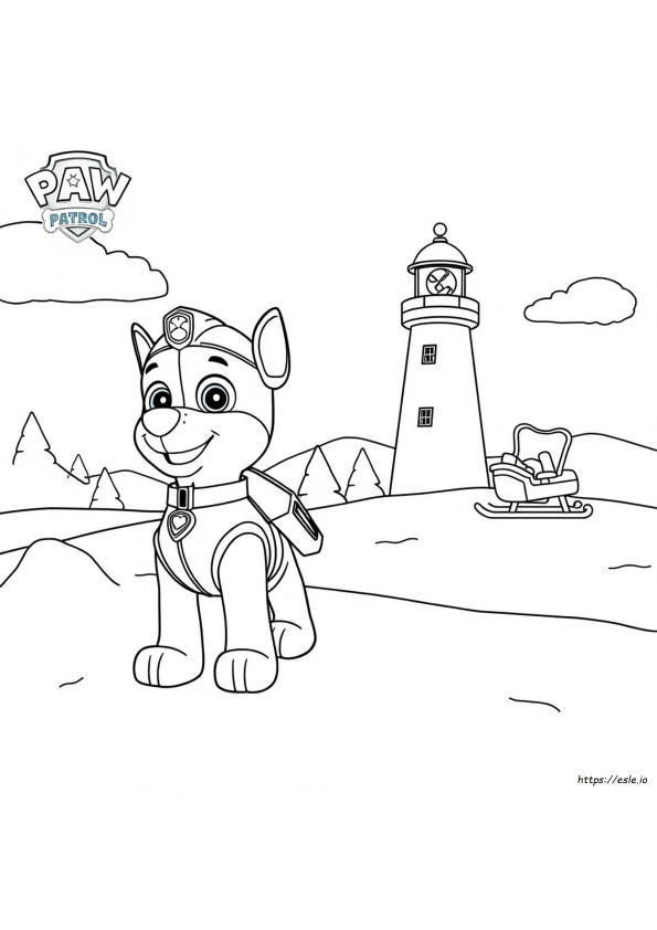 Paw Patrol Coloring Sheet Pdf