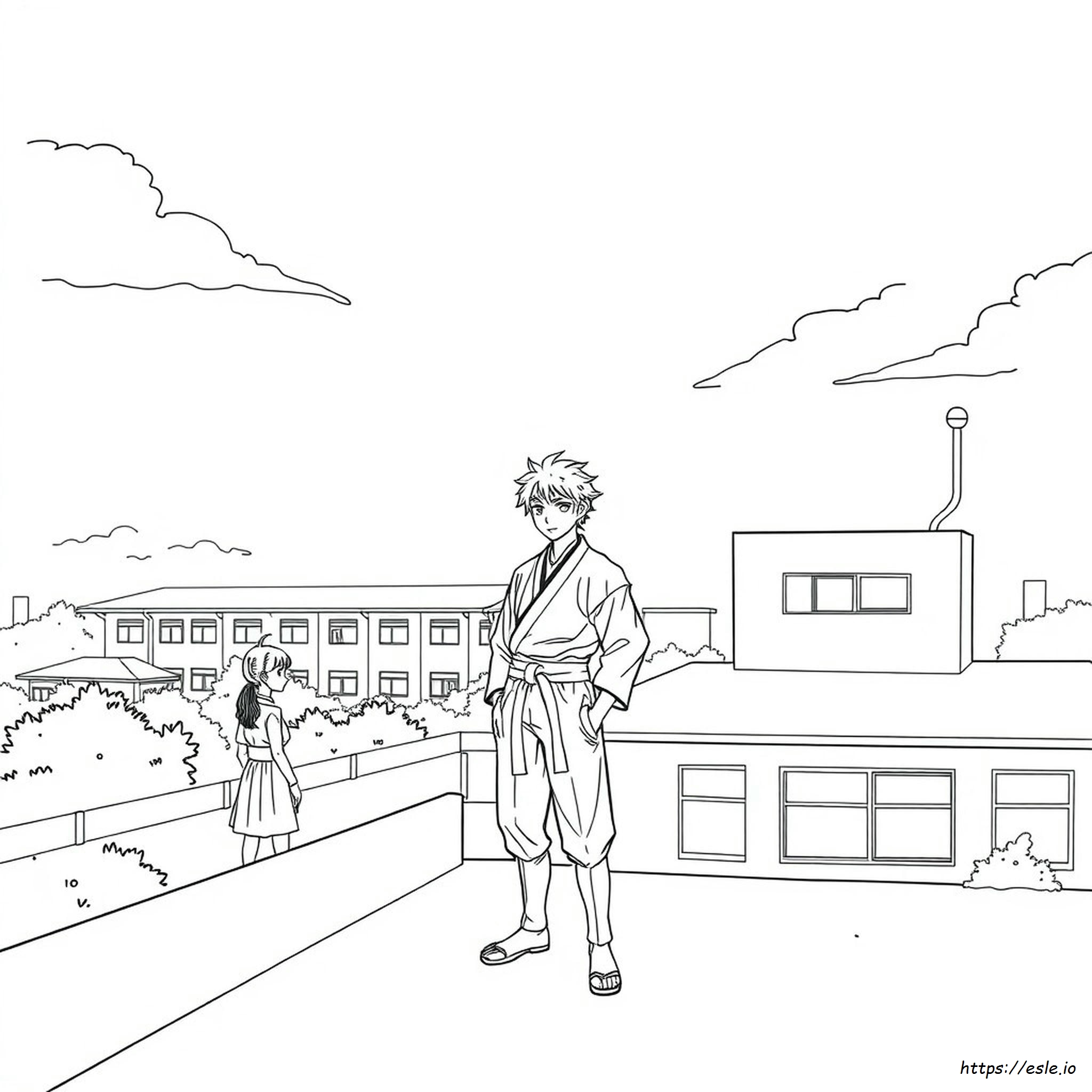 Gambar Mewarnai Jujutsu Kaisen - Cetak Gratis