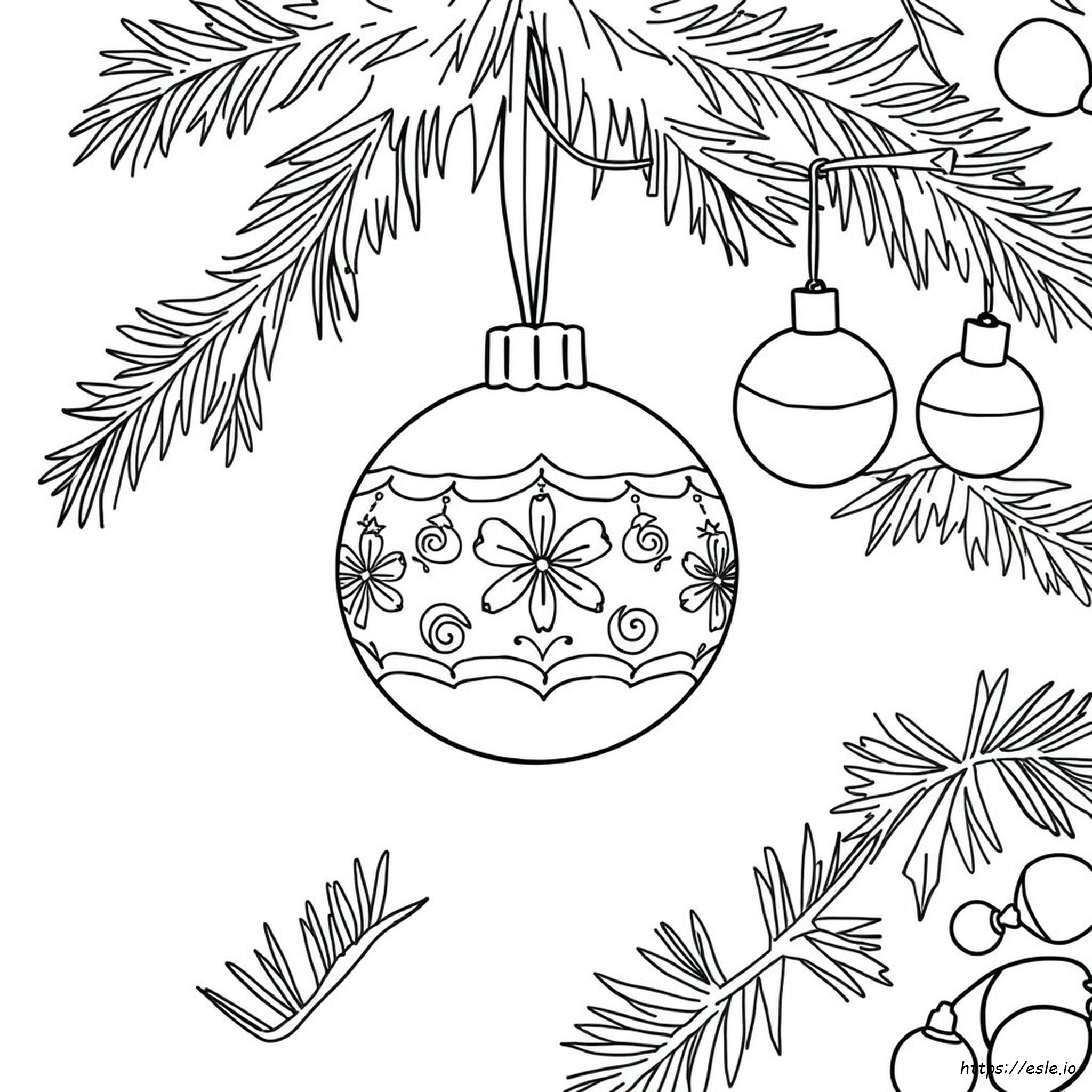 Make Your Own Ornament Coloring Page - Free Printable