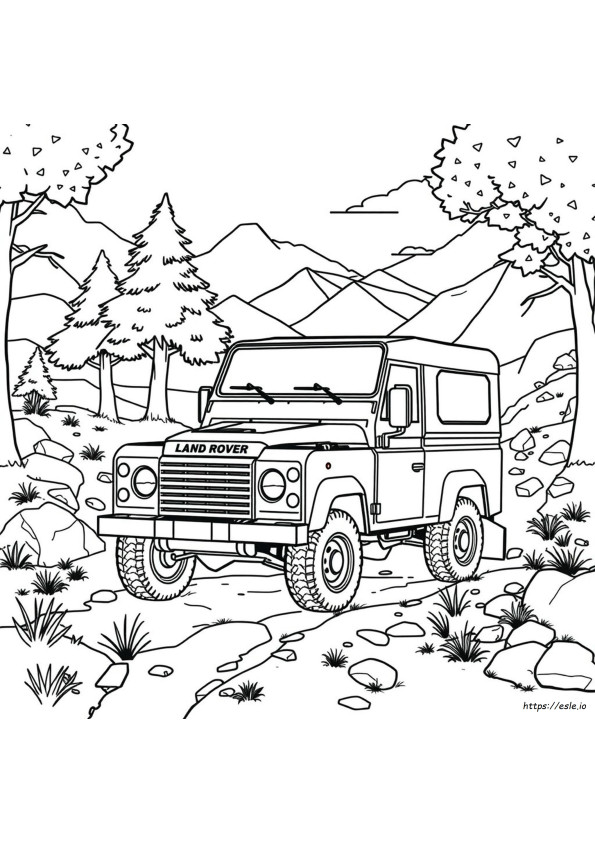 135 Land Rover coloring pages - print your favorite Land Rover designs ...