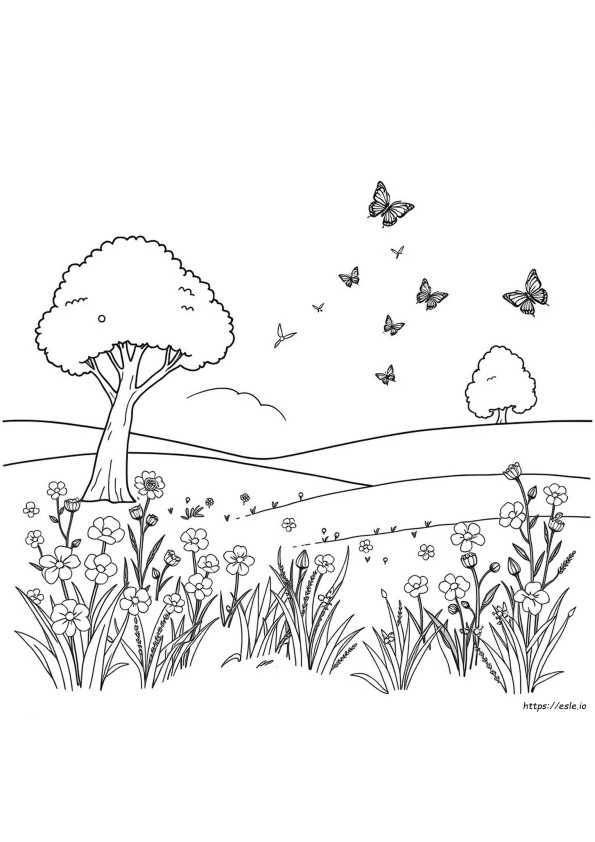 Nature Coloring Sheets