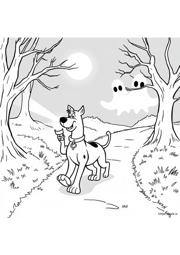 Scooby Doo Cartoon Coloring Pages