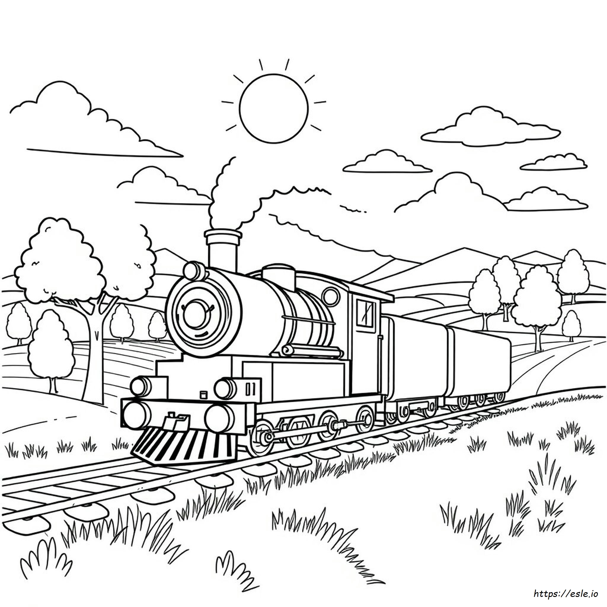 Mighty Express Da Colorare