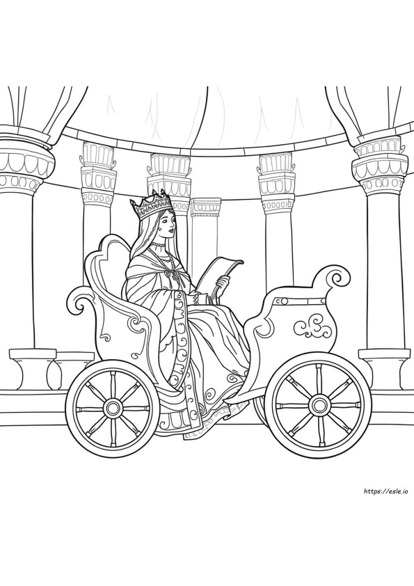 Reina Ester Para Colorear
