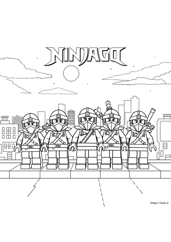 Ninjago Kolorowanki Do Druku Za Darmo