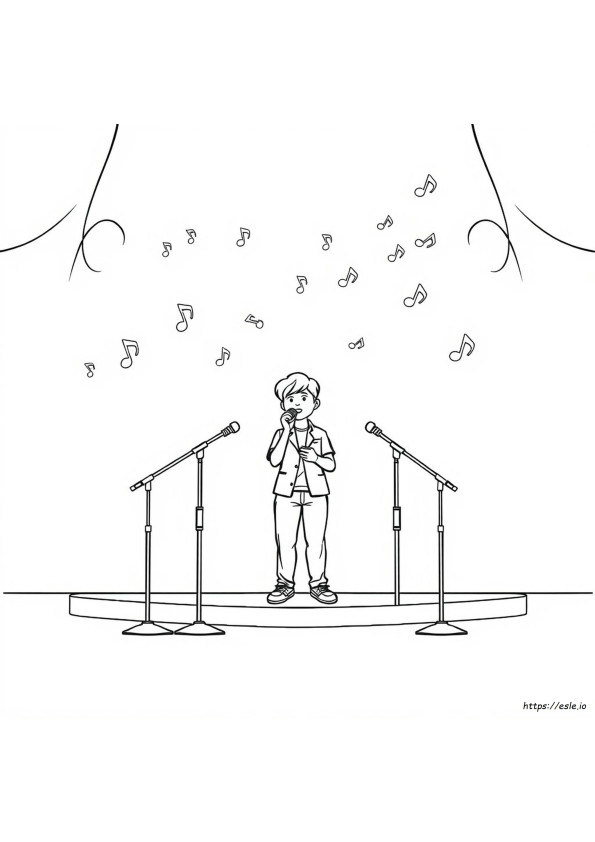 Singing For Coloring