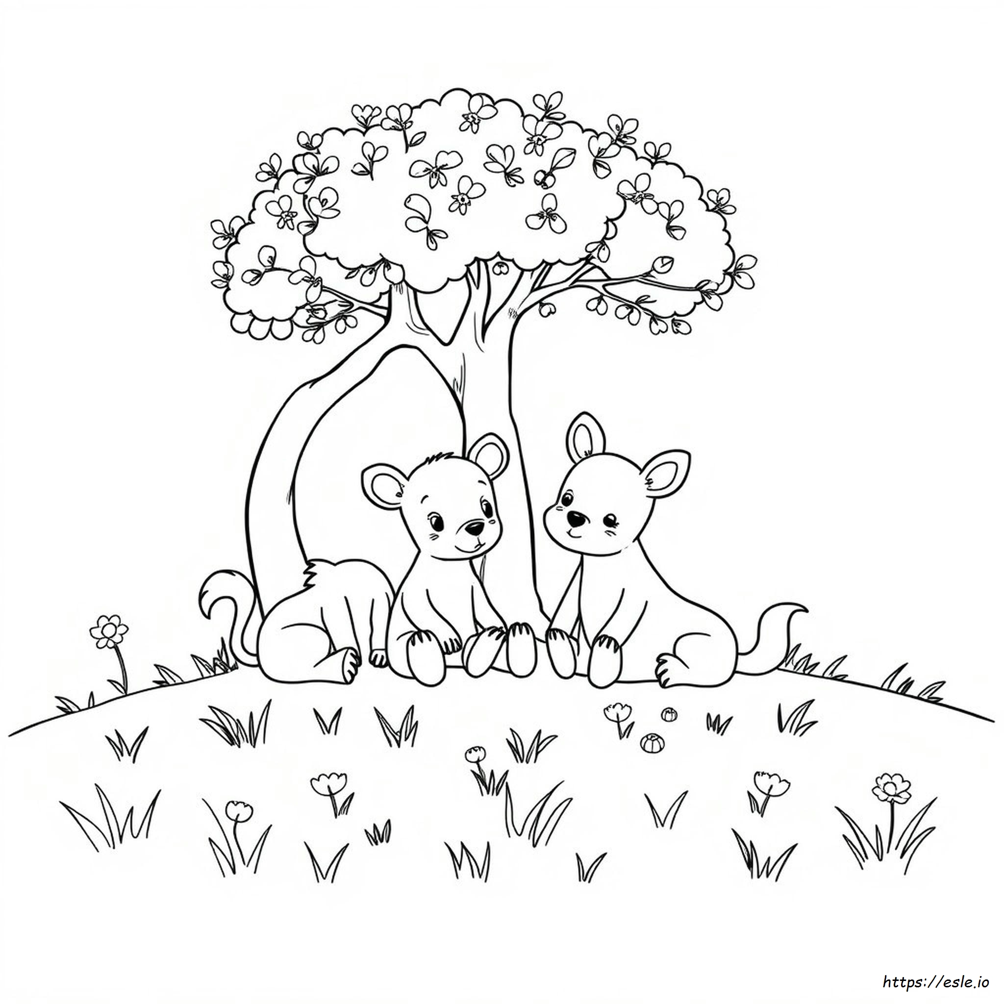 Coloriage Petits Animaux