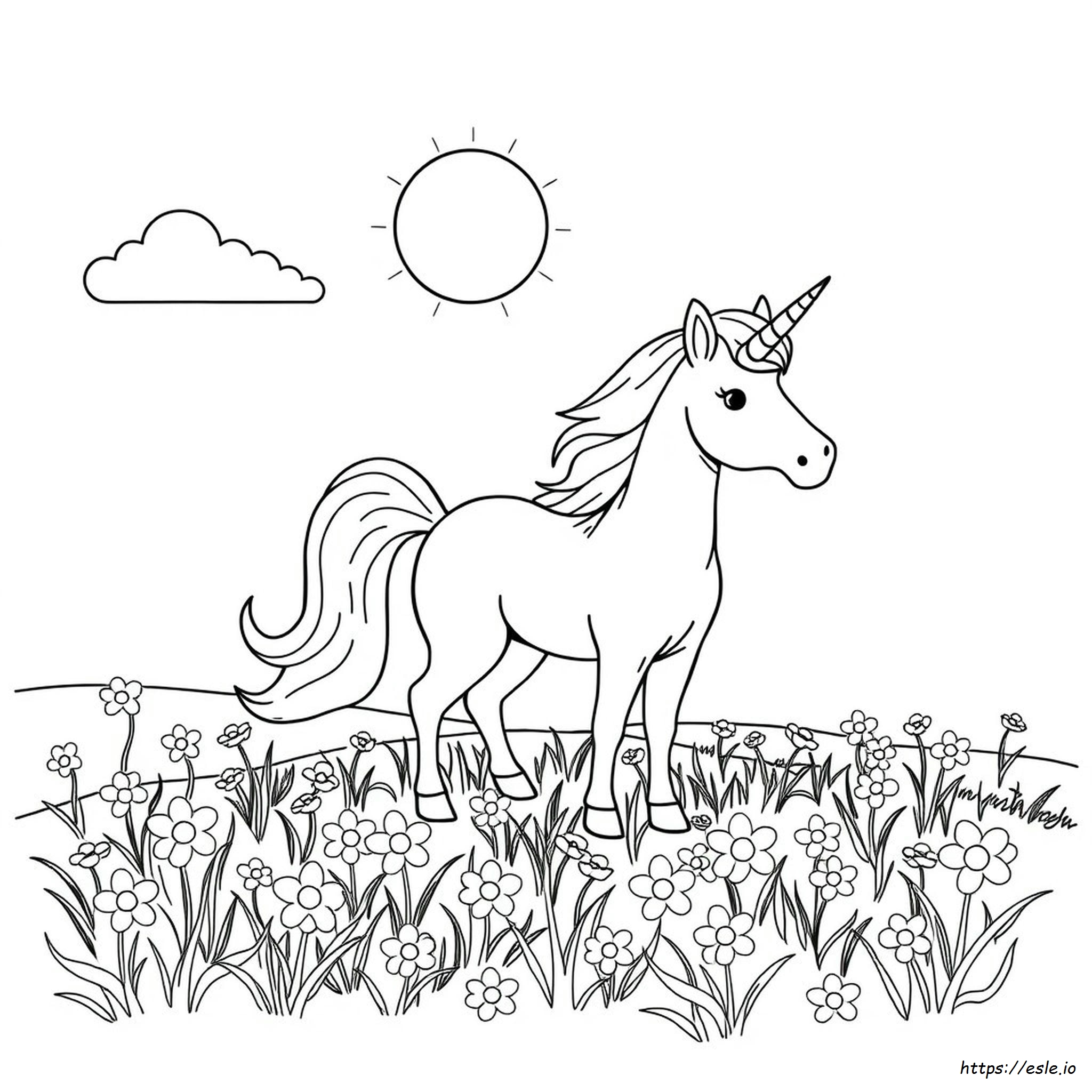 Abcmouse Unicorn Coloring Pages