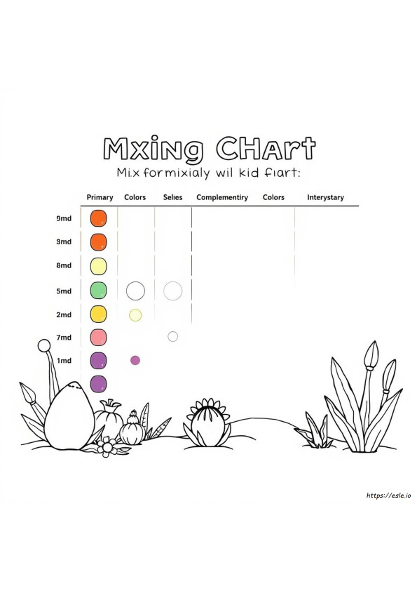 Wilton Gel Food Coloring Mixing Chart