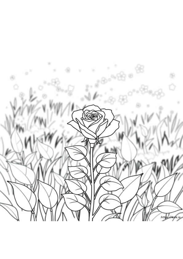 Kostenlose Rosen Ausmalbilder