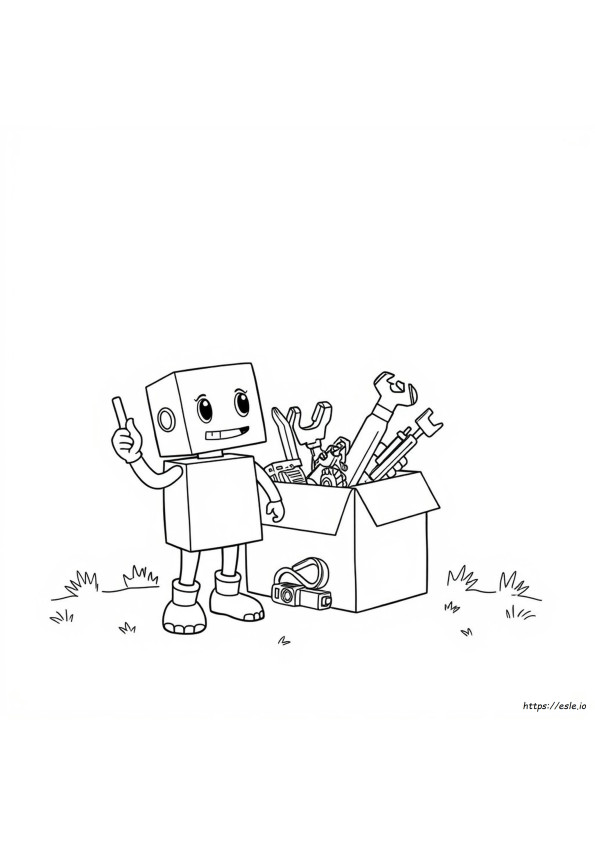 Lankybox Coloring Pages Boxy