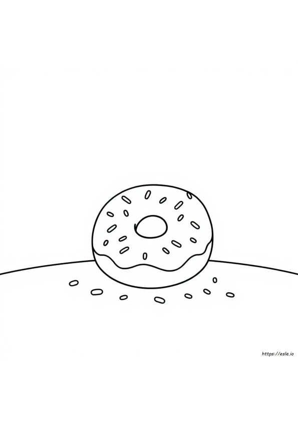 Leuke Donut Kleurplaten