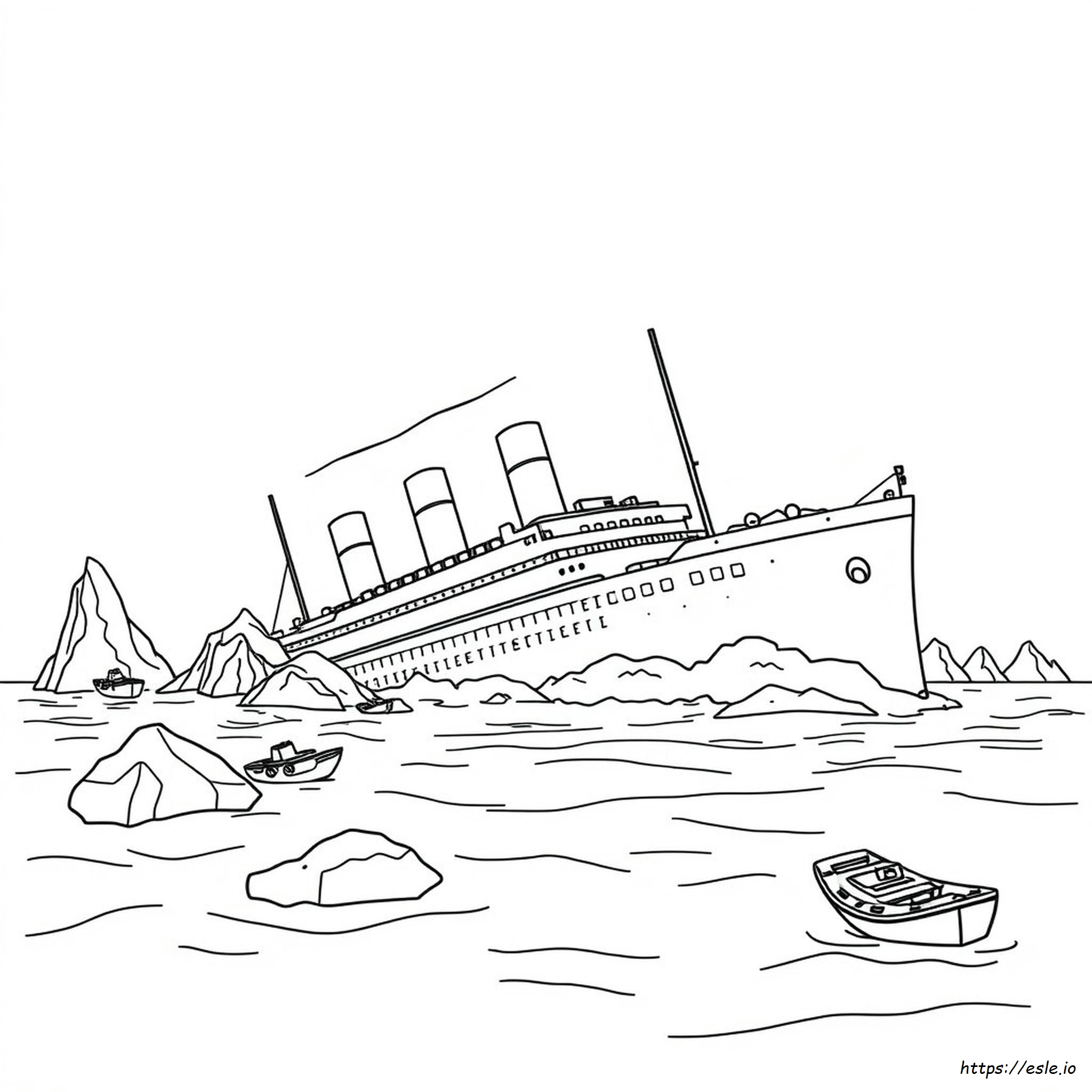 Rms Titanic Coloring Pages