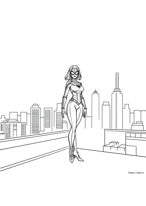 Coloriages Avengers Black Widow
