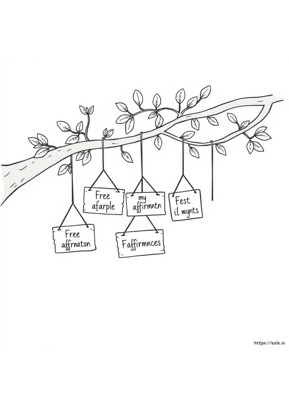 Free Affirmation Coloring Pages Pdf
