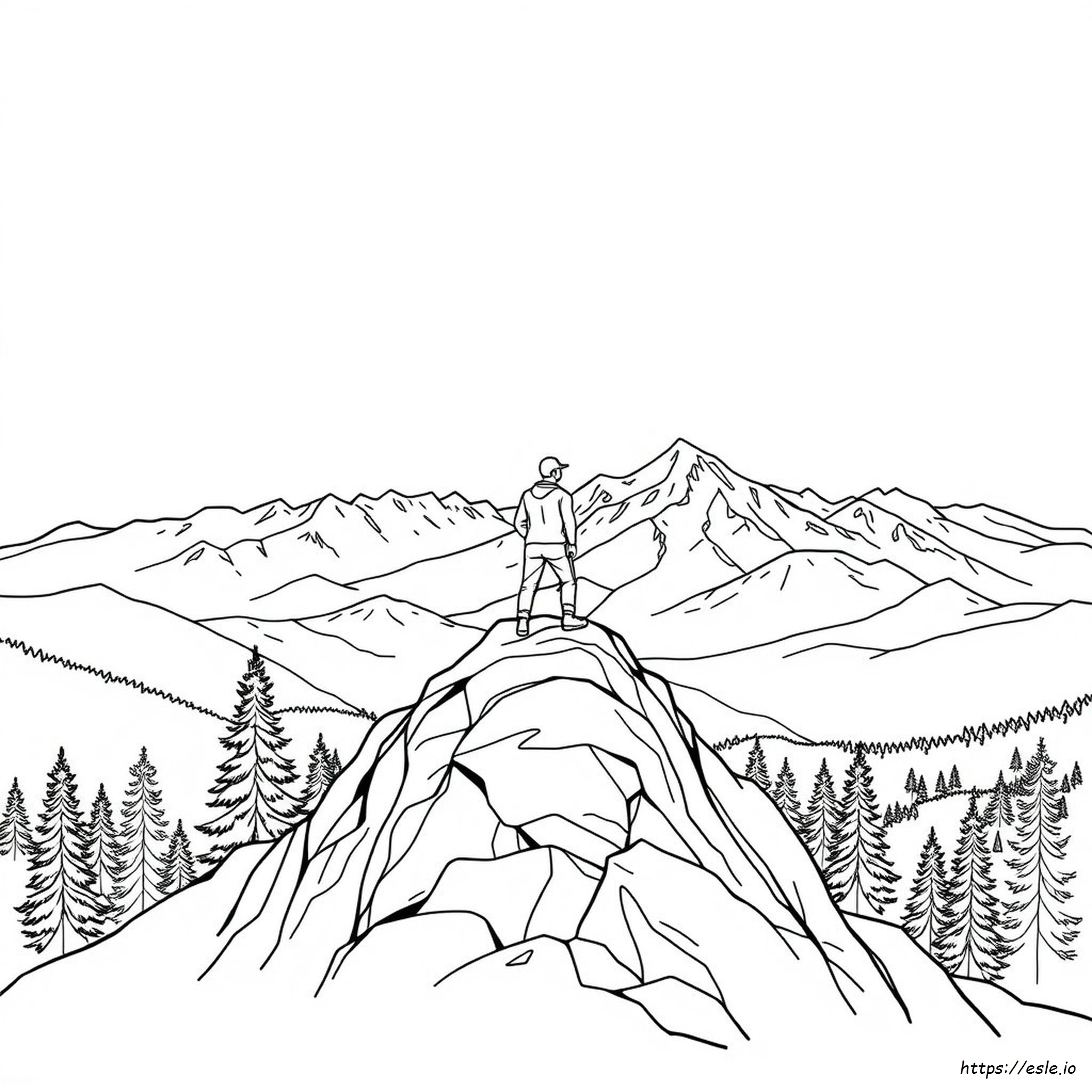 Disegno Da Colorare Dei Colorado Rockies - Gratis