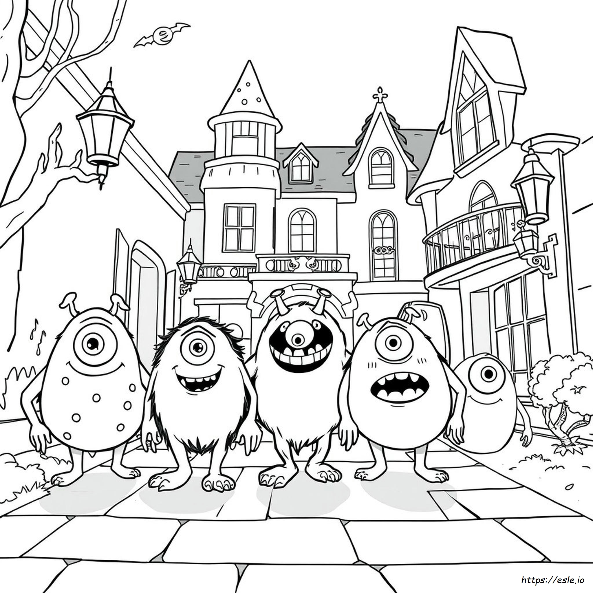 Hotel Transylvania 3 Coloring Pages Printable
