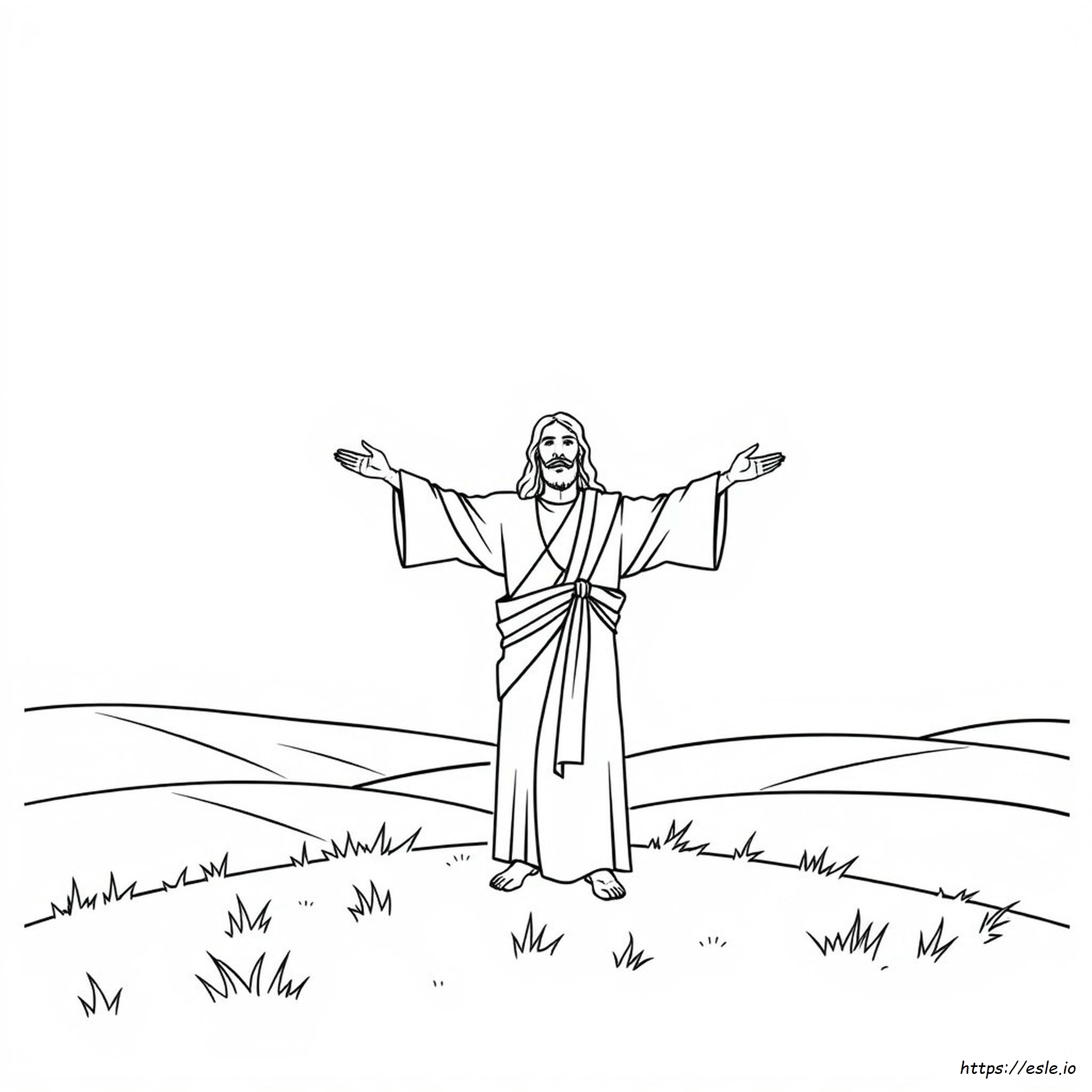 Coloriage De Jésus À Imprimer - Gratuit PDF