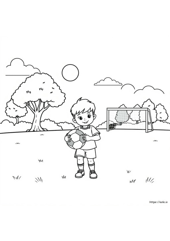Desene De Colorat Cu Sport Pentru Copii