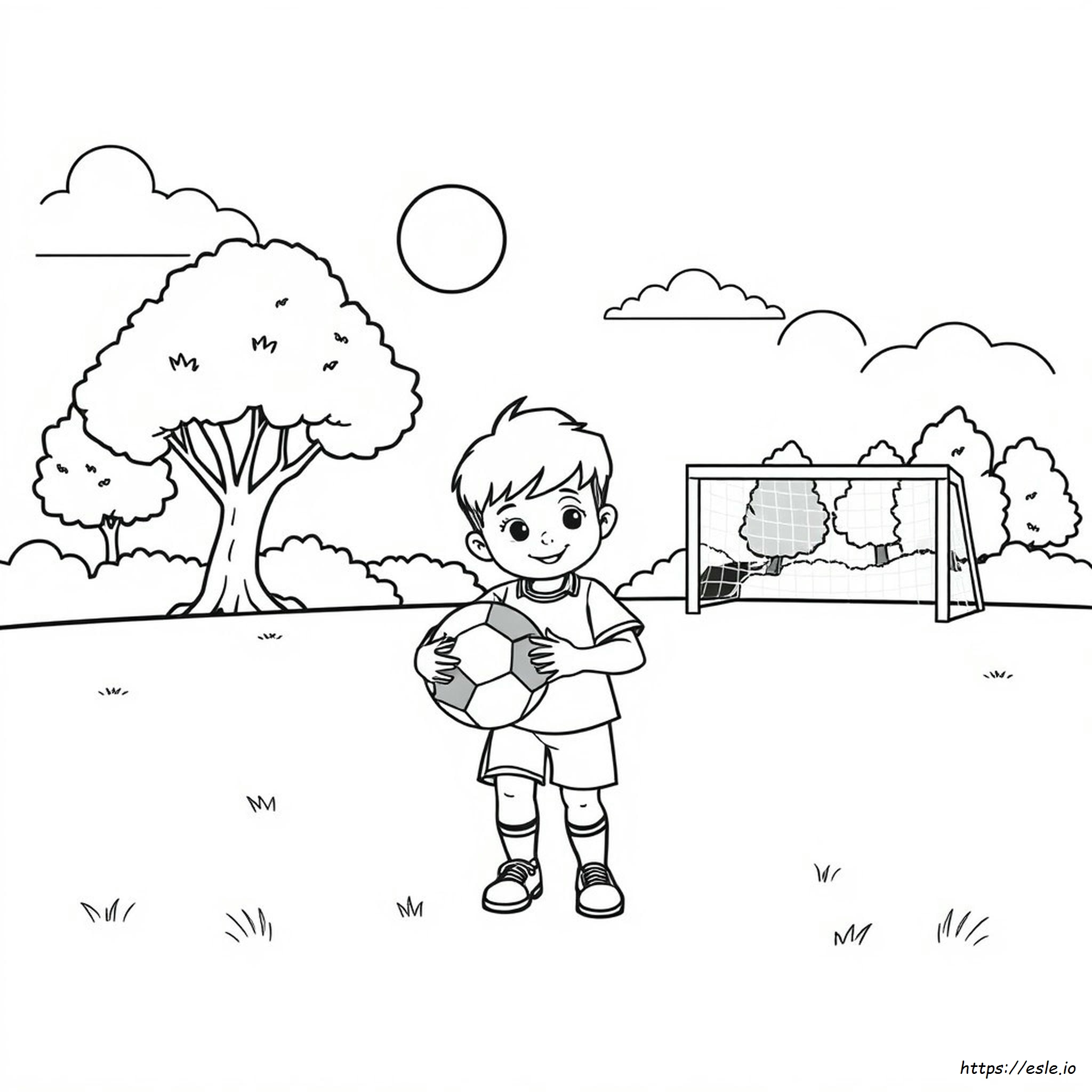 Gambar Mewarnai Olahraga Untuk Anak-Anak