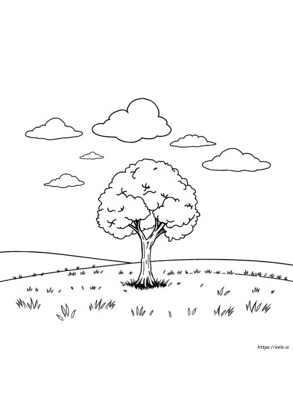 Albero Da Colorare