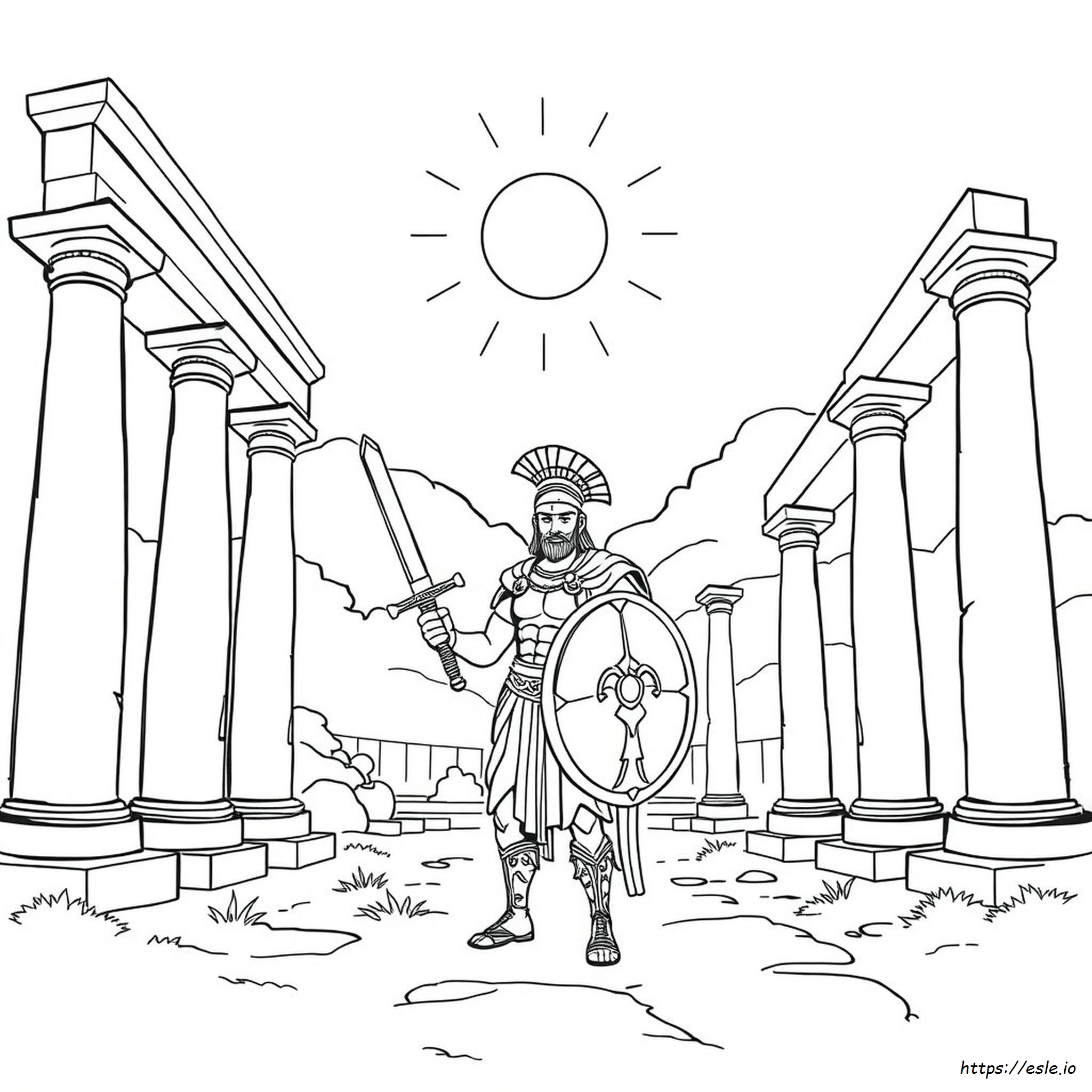 Ancient Greek Colouring Pages