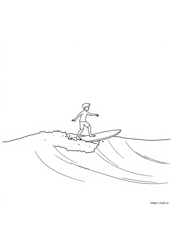 Surfboard Coloring Sheet