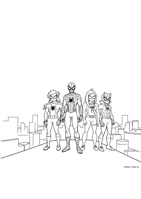 Marvel Spidey And His Amazing Friends Coloring Pages