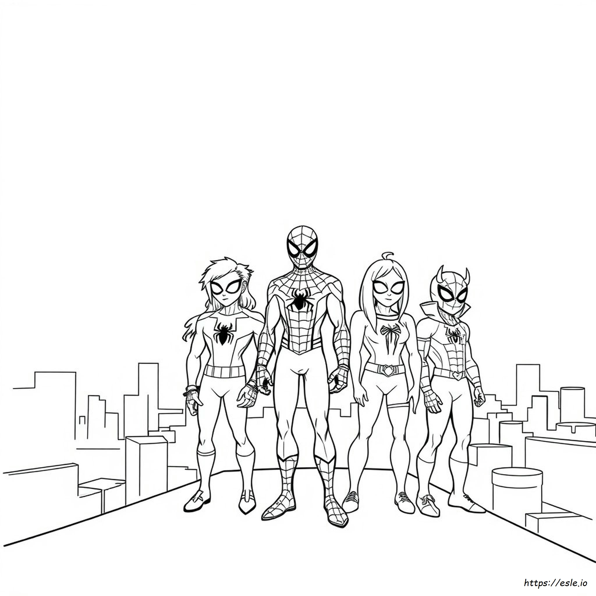 Marvel Spidey And His Amazing Friends Coloring Pages