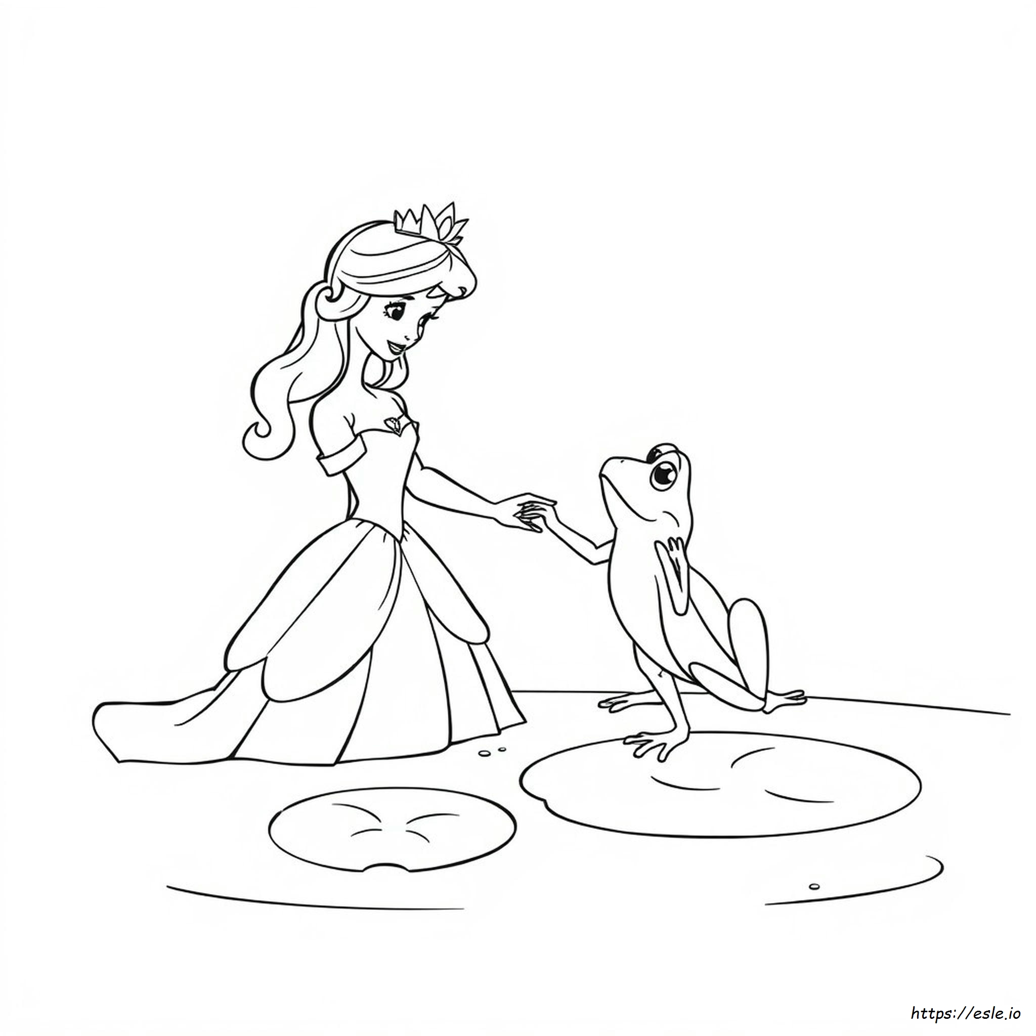 Princess And The Frog Coloring