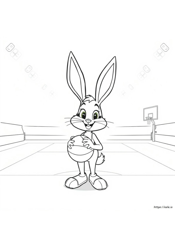 Lola Bunny Space Jam Boyama Sayfaları