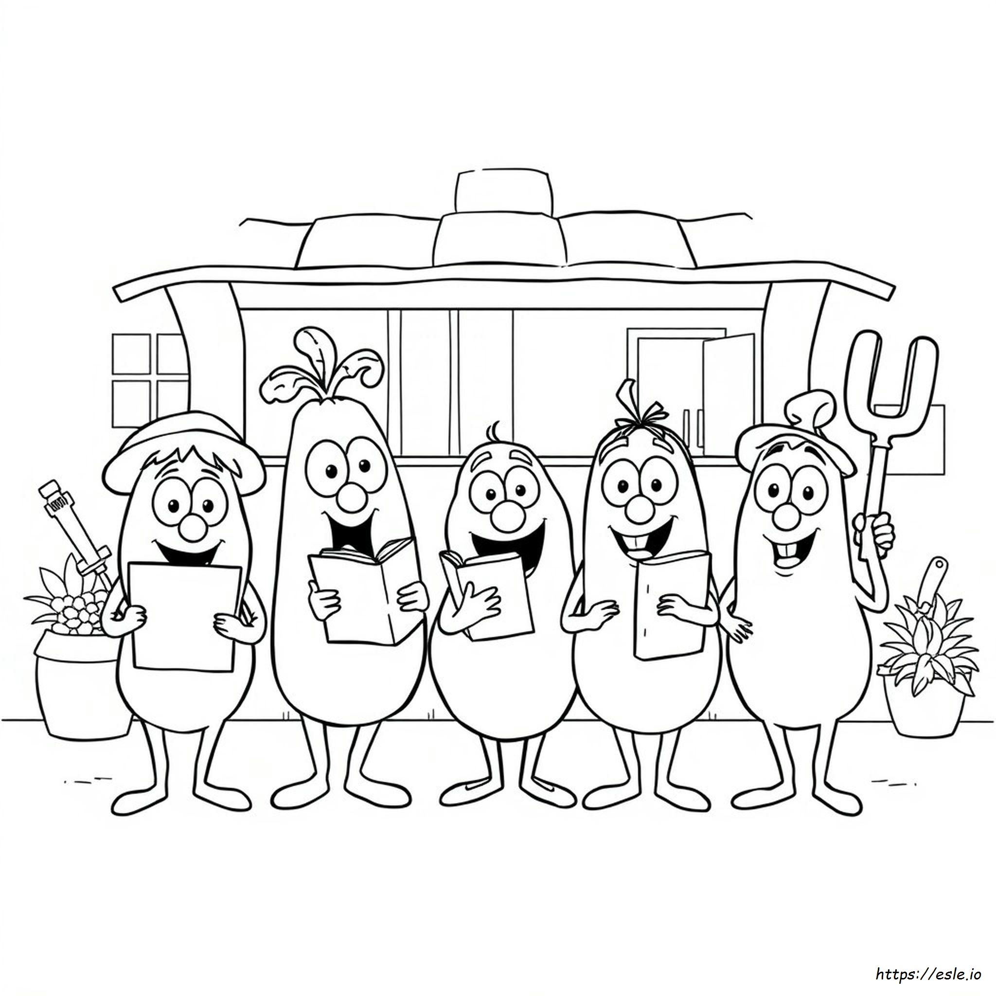 Printable Veggietales Coloring Book