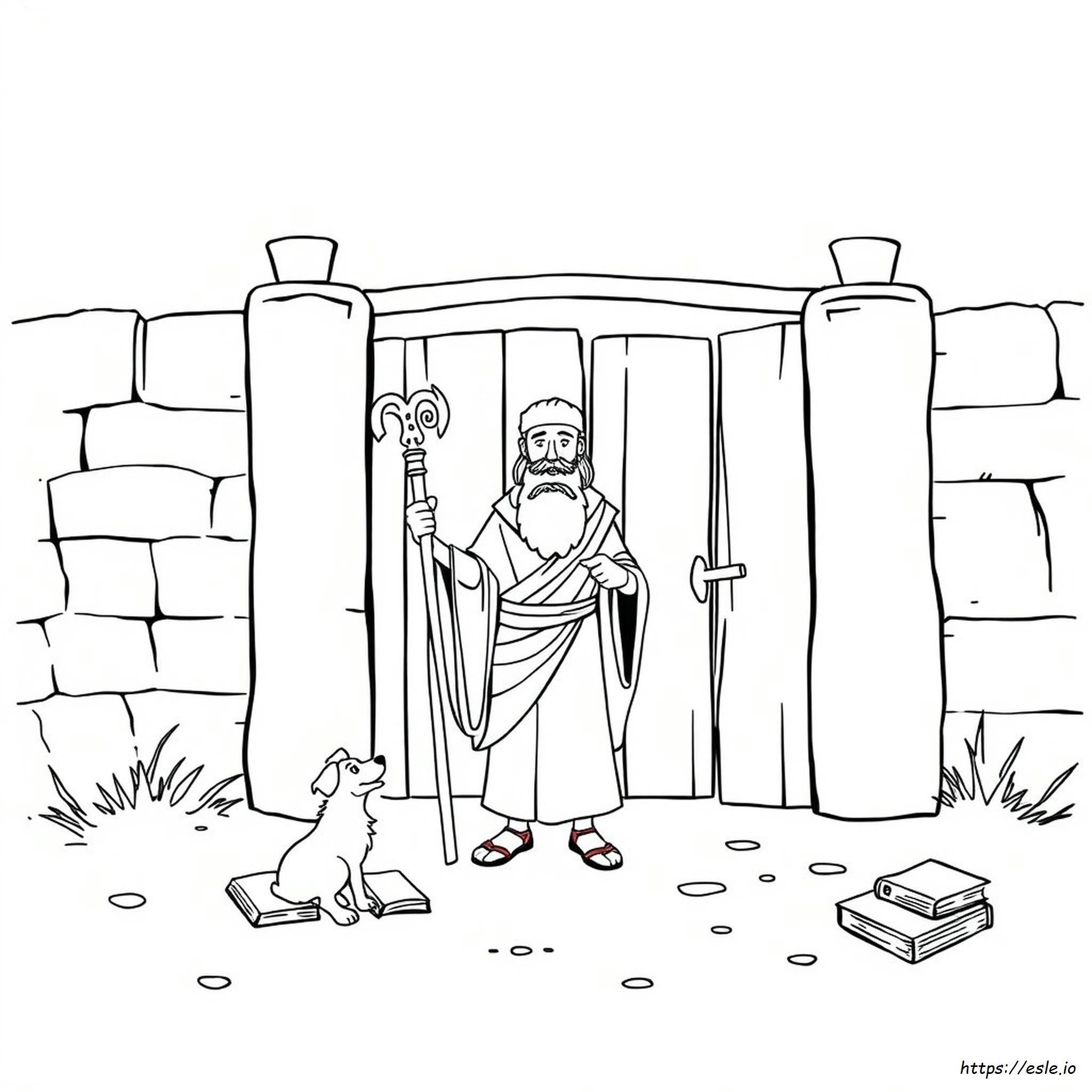 Lazarus Gambar Mewarnai - Gratis Untuk Dicetak