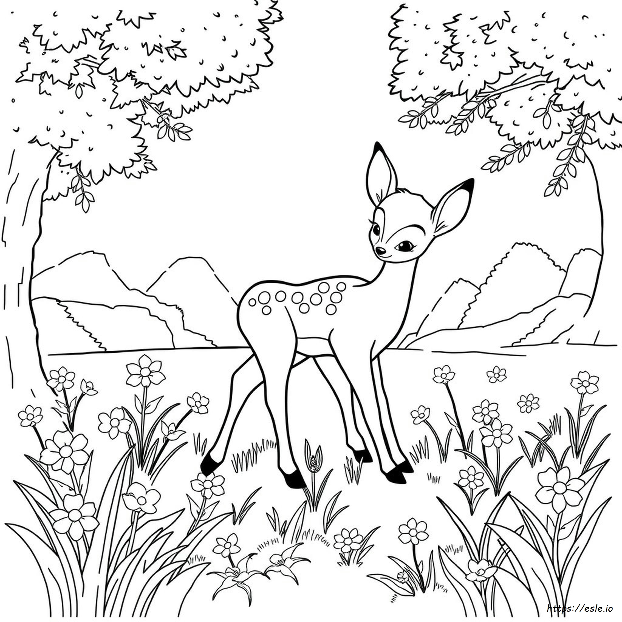 Bambi Coloring Pages