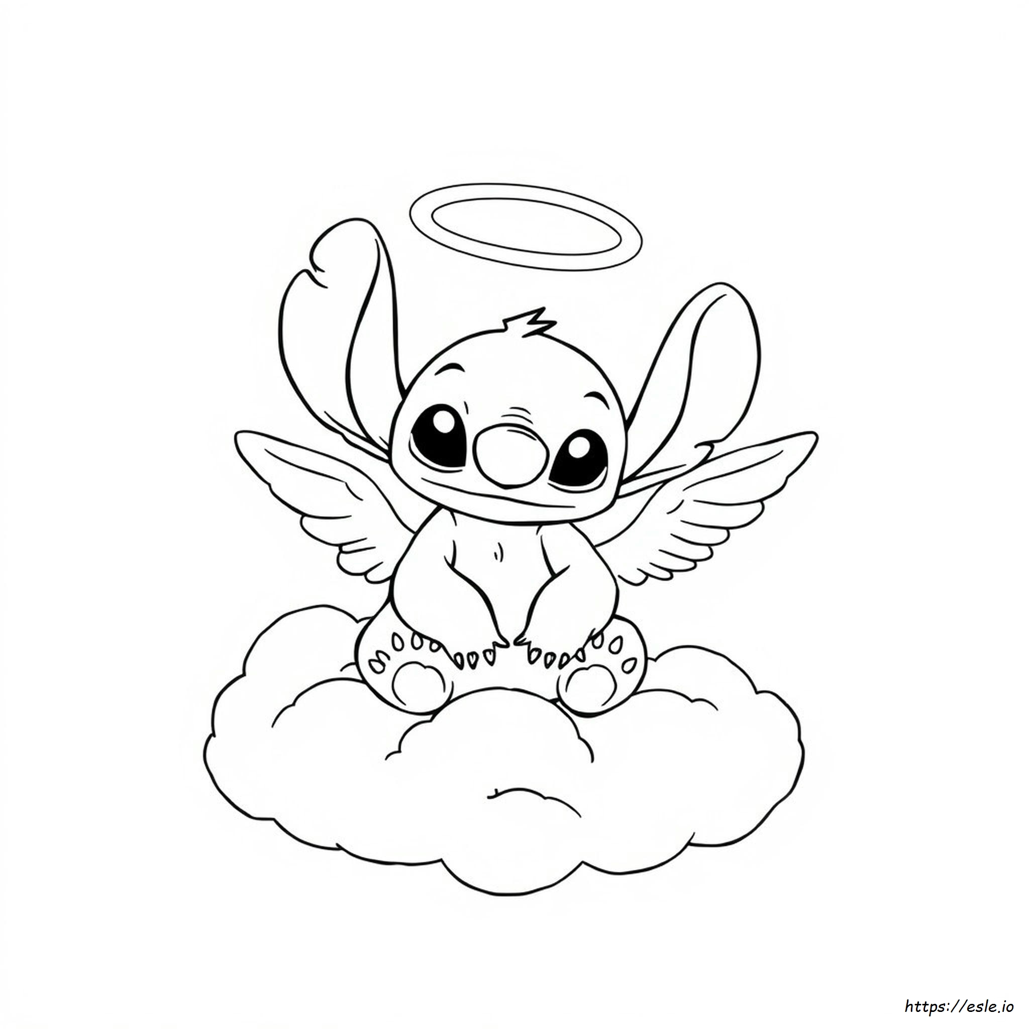 Disegni Di Stitch E Angel Da Colorare