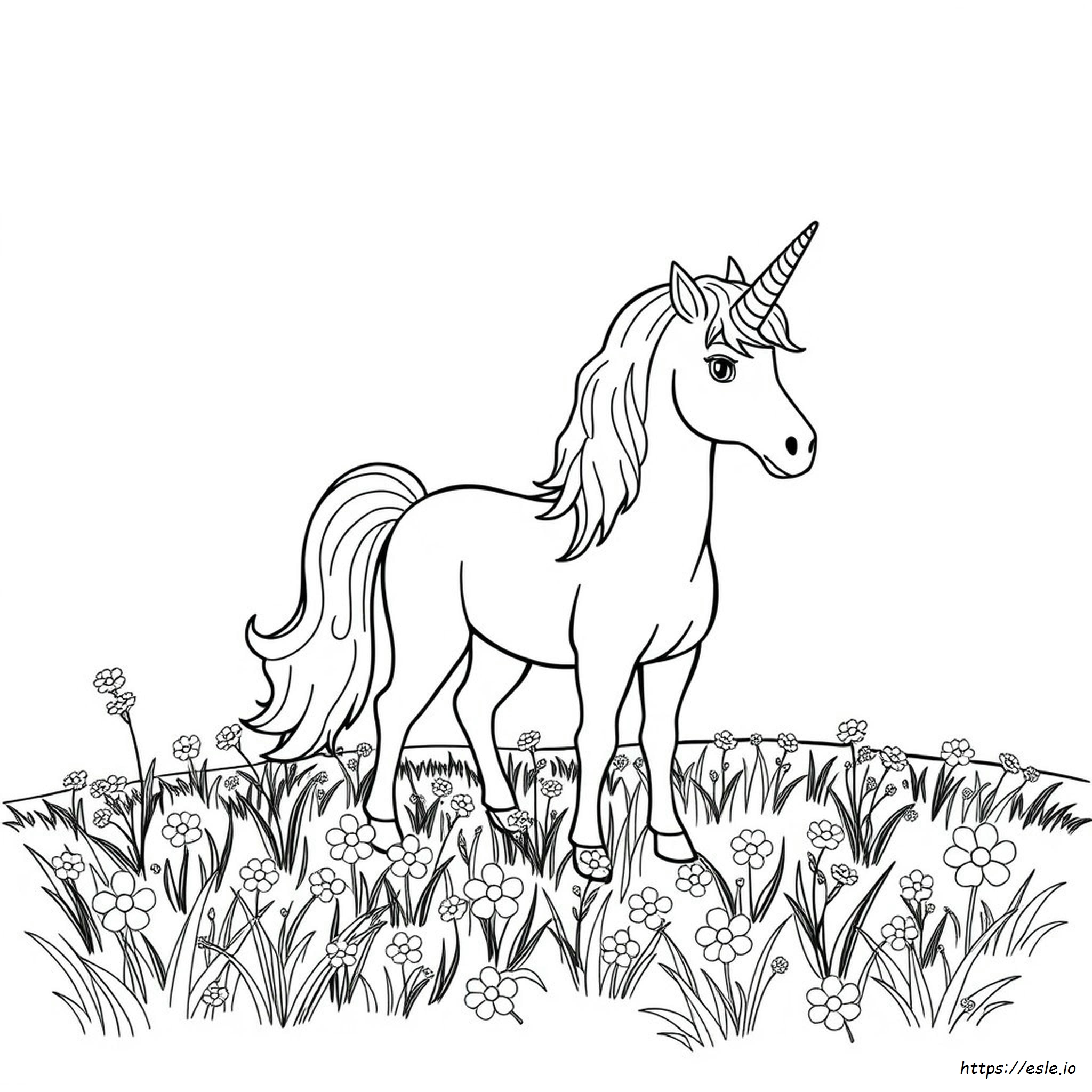 Coloriage De Super Licorne